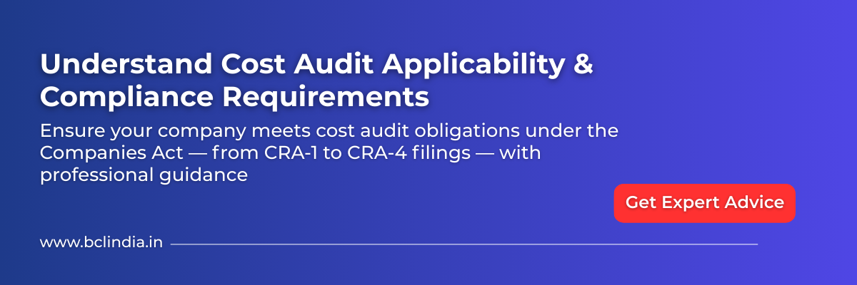 Cost Audit Applicability